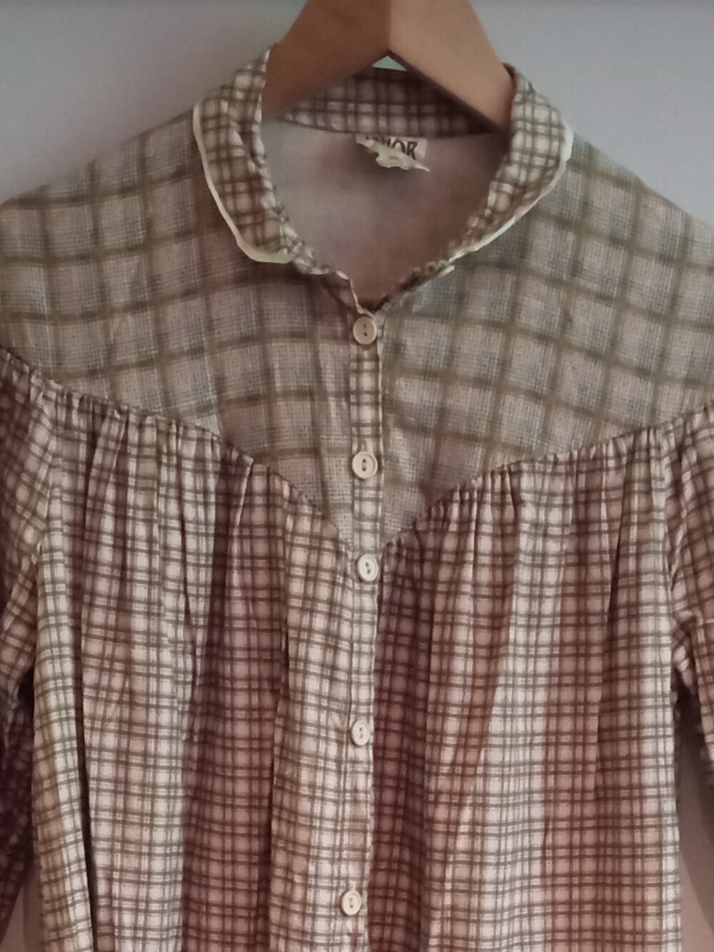 1908s Long Sleeve Nightgown